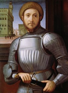 Retrato de un hombre en armadura